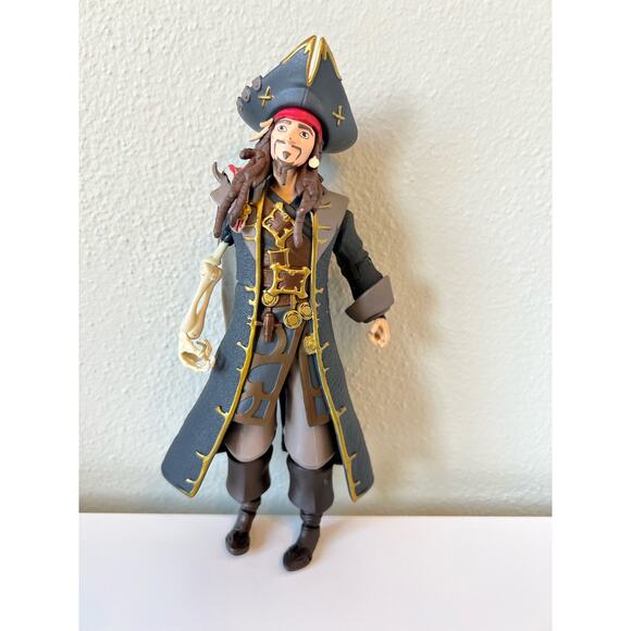 Pirates of the Caribbean Captain Jack Sparrow Figure with Skeleton Arm - Picture 2 of 4